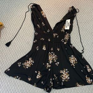 Urban outfitters romper floral
